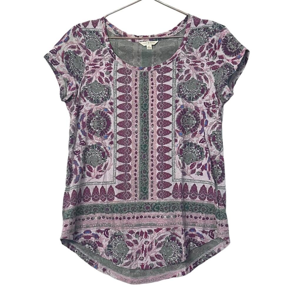 Lucky brand short sleeved top size small